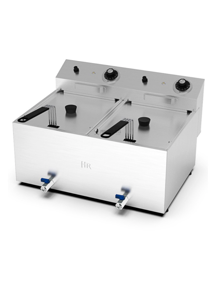 Freidora Eléctrica 8 + 8 Litros FD8L8LC HR FAINCA|Hosteleria negocios