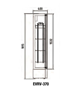 Expositor Vertical Serie 370 Refrigerado DOCRILUC 2