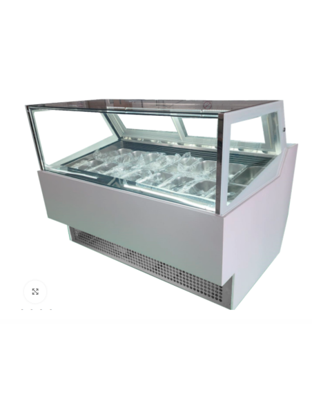 Vitrina de Helados 12 sabores Recta|Hosteleria negocios