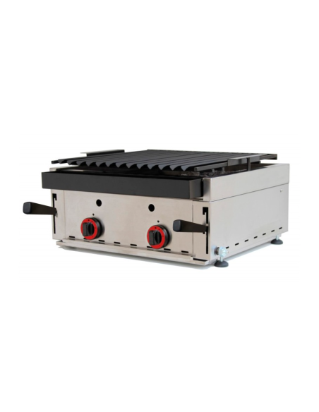 Barbacoa sobremesa gas 2 mandos 4 fuegos ALMB60