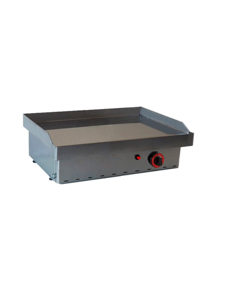 Plancha sobremesa gas 2 fuegos Cromo duro ALMPLGC60