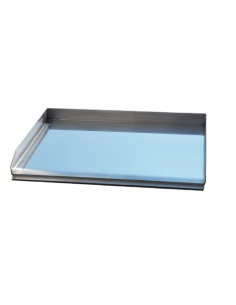 Plancha sobremesa gas 2 fuegos Cromo duro ALMPLGC60 2