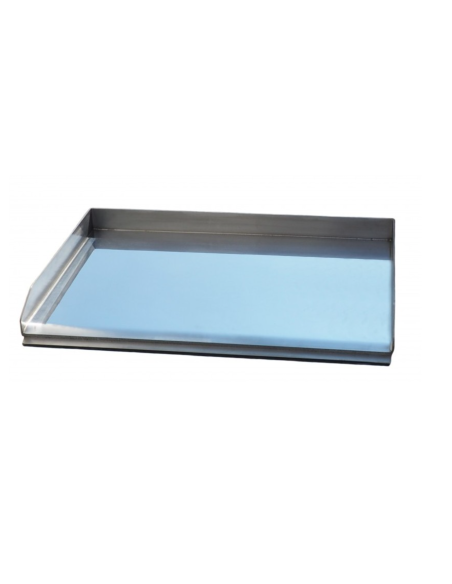 Plancha sobremesa gas 2 fuegos Cromo duro ALMPLGC60