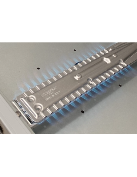 Plancha sobremesa gas 3 fuegos Acero laminado ALMPLGE100