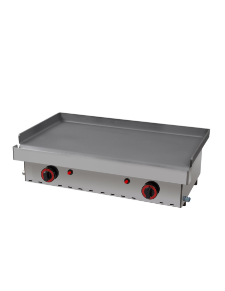 Plancha sobremesa gas 3 fuegos Acero laminado ALMPLGE80