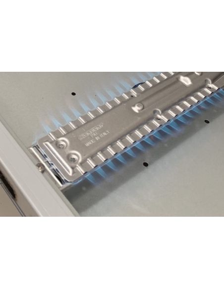 Plancha sobremesa gas 3 fuegos Acero laminado ALMPLGE80