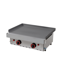 Plancha sobremesa gas 2 fuegos Acero laminado ALMPLGE60