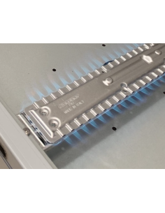 Plancha sobremesa gas 1 fuego Acero laminado ALMPLGE40 2