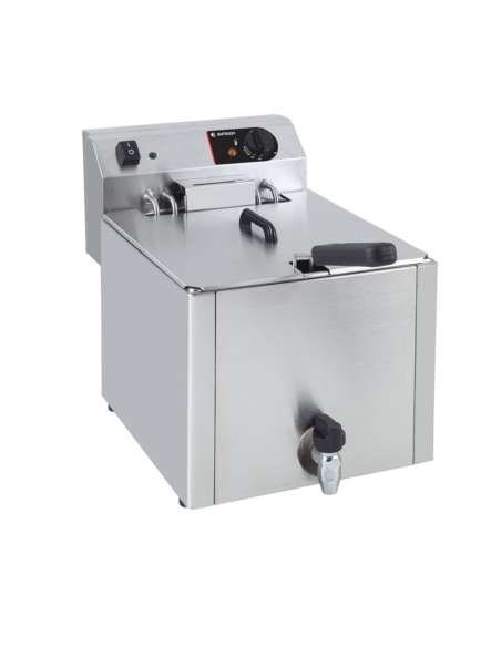 Freidora sobremesa eléctrica simple 10 litros grifo ALMFR10LTCG