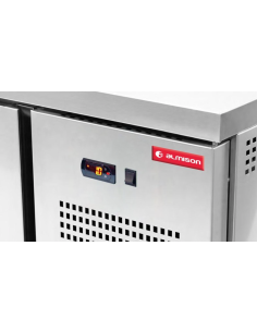 ALMISON Mesa snack refrigerada 2 puerta ciega ALMMSR-150 2