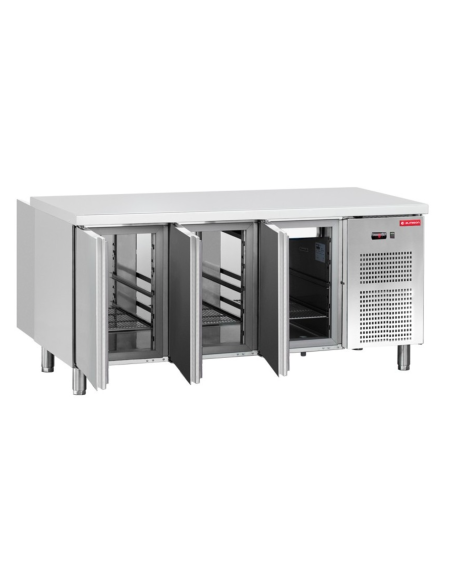 ALMISON Mesa Gastronormn refrigerado 3 puertas ciega ALMMSG-180