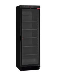 Armario de refrigeración digital de 1 puerta cristal negro ALMAR3741PVEND