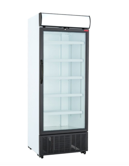 ALMISON Armario expositor alta capacidad 1 puerta cristal blanco ALMAR6901PVEB