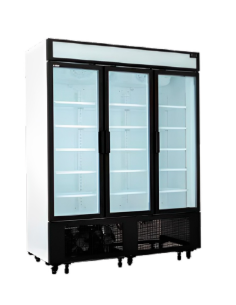ALMISON Armario expositor alta capacidad 3 puerta cristal blanco ALMAR16003PV