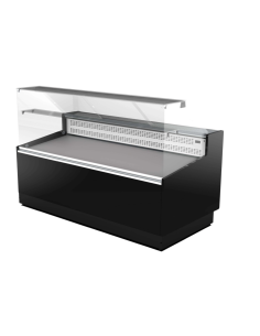 ALMISON Vitrina expositora serie 970 cristal recto 0,95m 2 puertas ALMVED9710MR