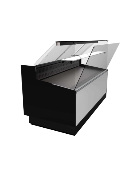 ALMISON Vitrina expositora serie 970 cristal recto 0,95m 2 puertas ALMVED9710MR
