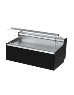ALMISON Vitrina expositora Carnicería serie 1100 cristal recto 2m 3 puertas ALMVED11020MR