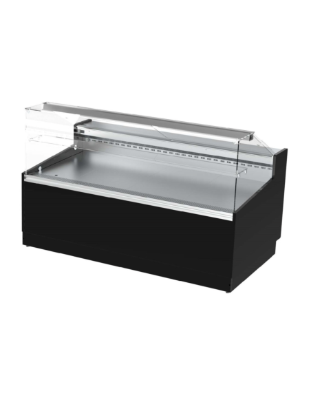 ALMISON Vitrina expositora Carnicería serie 1100 cristal recto 2,5m 4 puertas ALMVED11025MR