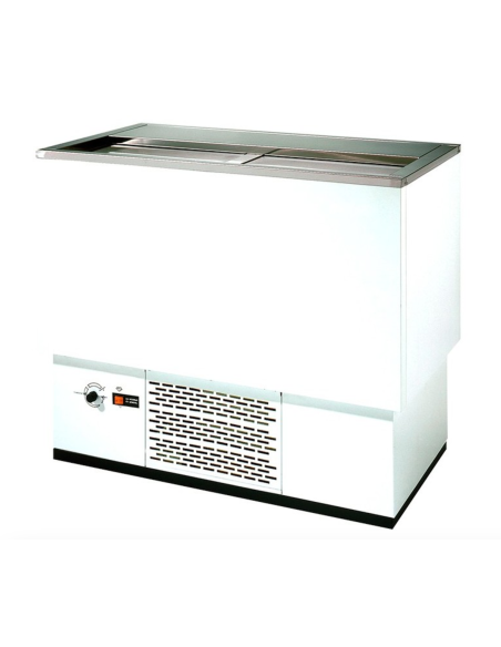 Botellero 2 puertas correderas blanco ALMEBEA100 ALMISON