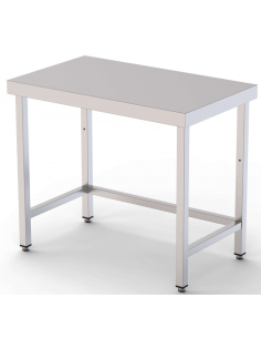 Mesa Central Acero Inoxidable AISI 304 Con Refuerzo 800 x 600 x 850
