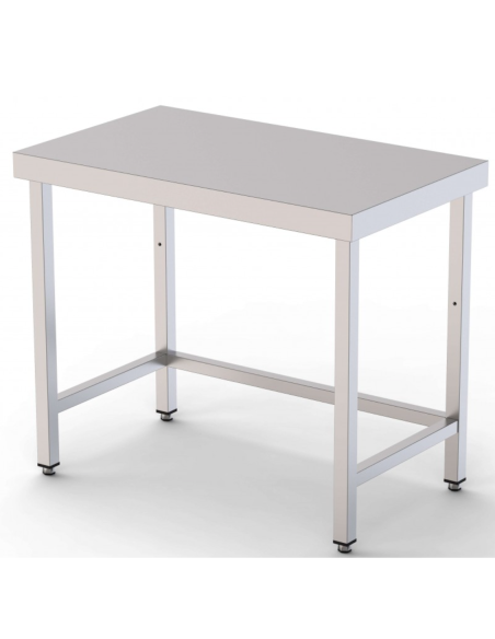 Mesa Central Acero Inoxidable AISI 304 Con Refuerzo 800 x 600 x 850