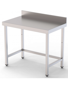 Mesa Mural Acero Gama 600 Con Refuerzo|Hosteleria Negocios