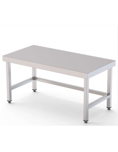 Mesa Central acero inoxidable AISI 304 con Refuerzo 800 x 600 x 600