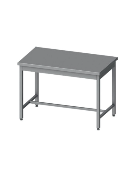 Mesa Central acero inoxidable AISI 201 Sin Estante 1000 x 600 x 850