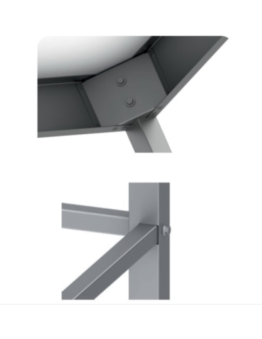 Mesa Central Acero Con Estante Gama 600 Varsovia|Hosteleria negocios