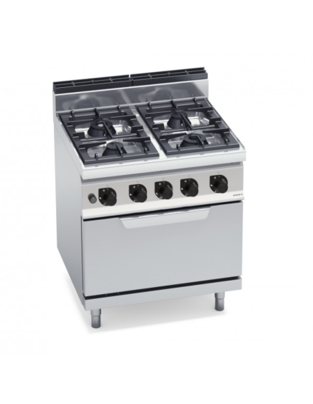 BERTOS Cocina con Hornos a Gas 4 Fuegos