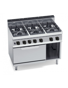 Cocina 6 Fuegos con Hornos a Gas BERTOS