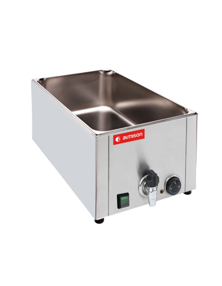 ALMISON Baño María eléctrico 1,5kW con grifo 200 ALMBM200