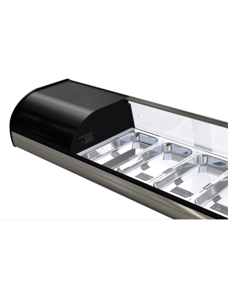 Vitrina tapas 6 bandejas ALMVE1P6B ALMISON