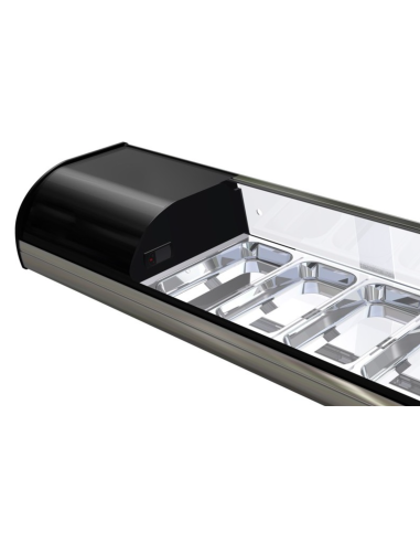 Vitrina tapas 8 bandejas ALMVE18B ALMISON|Hosteleria negocios