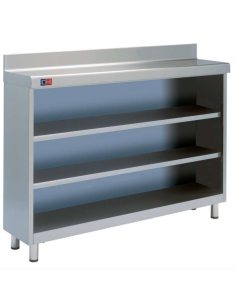 Mueble Estanteria Acero Inoxidable AISI 304 2 Estantes 990x350x1045
