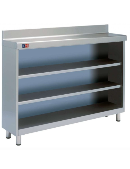 Mueble Estanteria Acero Inoxidable AISI 304 2 Estantes 990x350x1045