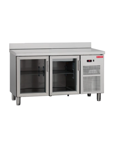 Mesa Snack Refrigerada 2 Puertas Cristal ALMISON