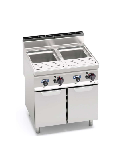 Cuece Pastas a Gas 30 + 30 L Macros 700  CPG40E BERTOS
