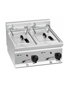 Freidora Electrica Plus 600  Doble EF10 6BS BERTOS 2 x 10 L