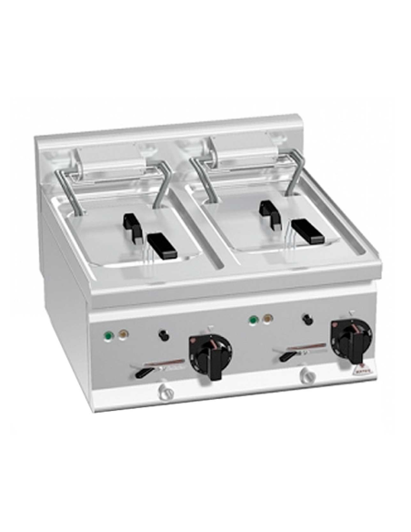 Freidora Electrica Plus 600  Doble EF10 6BS BERTOS 2 x 10 L