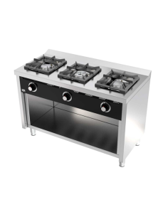 Cocina a Gas con Mueble 3 Fogones Serie 600 HR FAINCA
