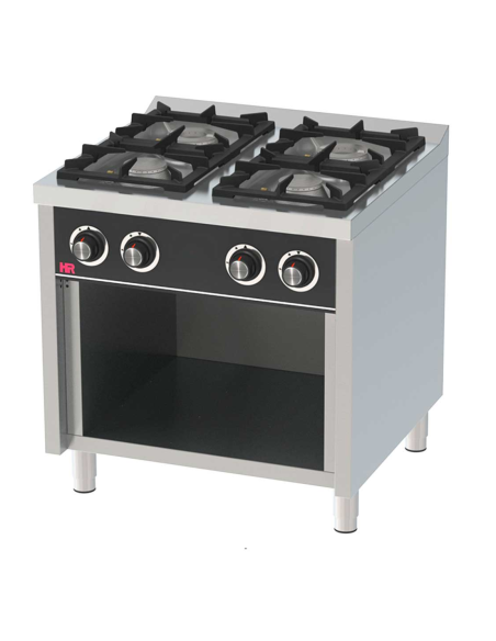Cocina a Gas con Estante 4 Fogones Serie 750 HR FAINCA