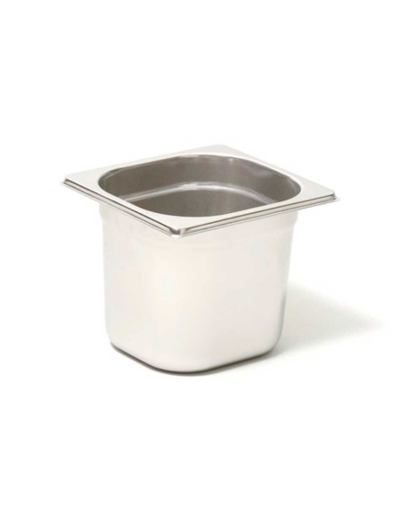 Cubeta Gastronorm de Acero Inoxidable GN 1/6