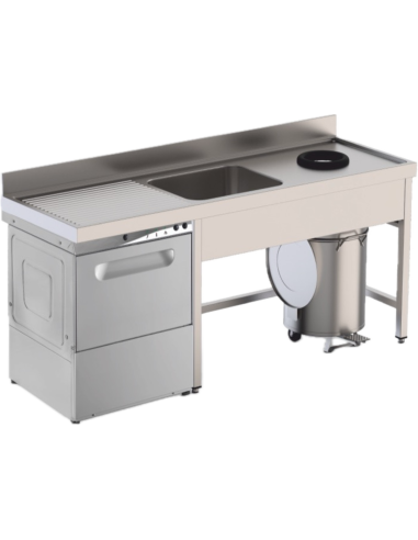 Fregadero Fondo 700 Para Lavavajillas con Aro IS1718RW|Hosteleria negocios