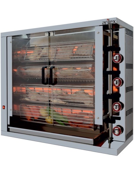 Asador de Pollos a Gas 4 Espadas 4ASG Arilex|Hosteleria Negocios