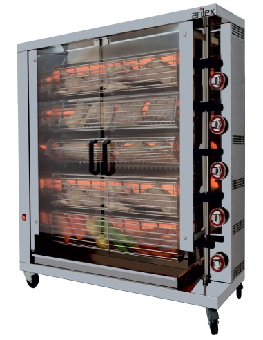Asador de Pollos a Gas 5ASG Arilex|Hosteleria Negocios