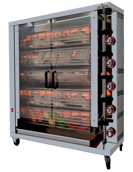 Asador de Pollos a Gas 5ASG Arilex