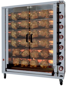 Asador de Pollos a Gas 6 Espadas 6ASG Arilex|Hosteleria Negocios 2