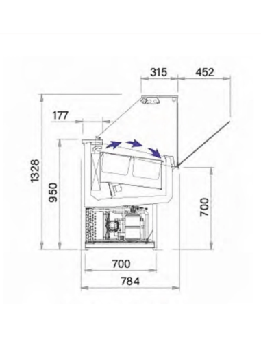 Vitrina de Helados Smile 12 VR Difriho|Hosteleria negocios