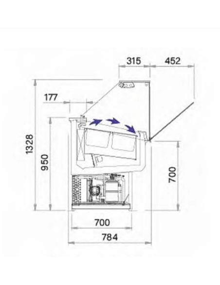 Vitrina de Helados Smile 12 VR Difriho|Hosteleria negocios